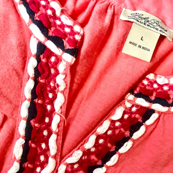 Lucky Brand Coral Tank - Size Large - Picture 4 of 6